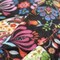 Skulls Dia de los Muertos Anti-Pill Premium No-Sew Throw Fleece Fabric Kit (50x60)